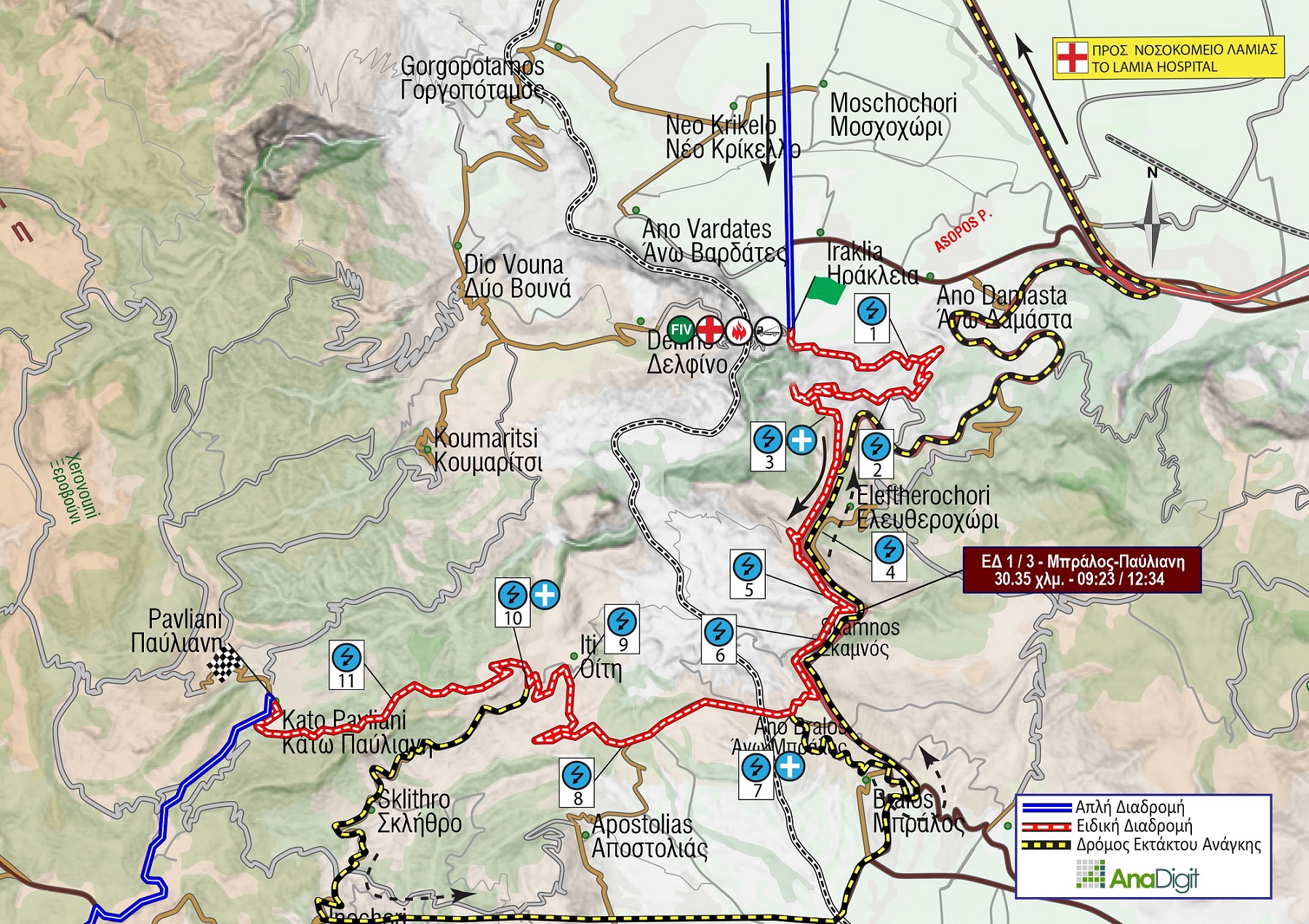 Map Bralos Pavliani